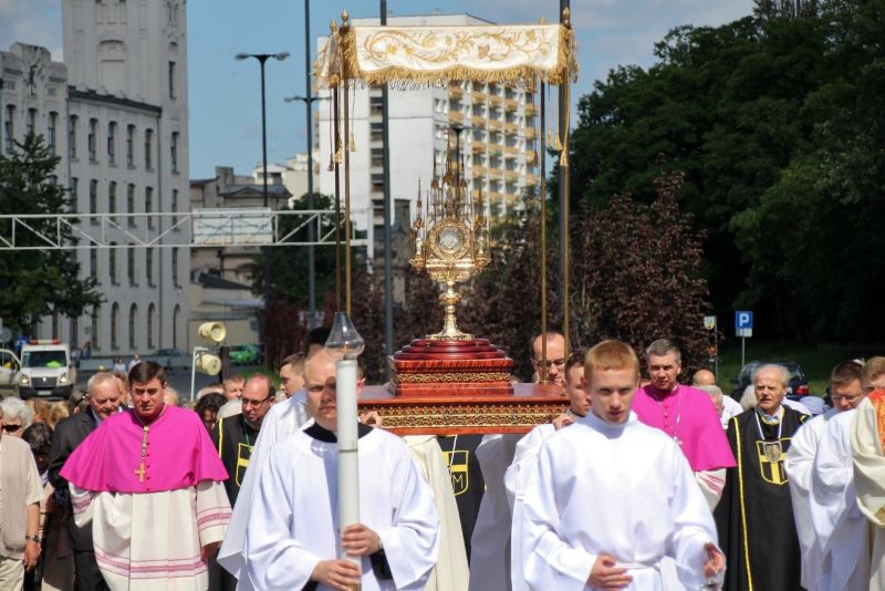 Msza św. w święto Eucharystii