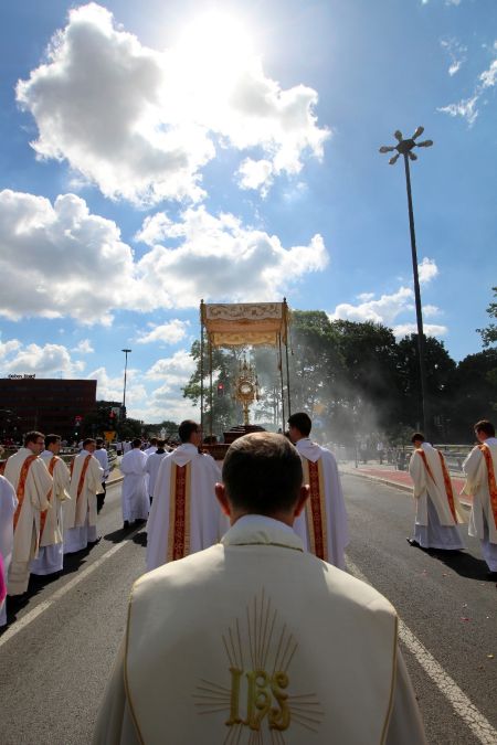 Msza św. w święto Eucharystii