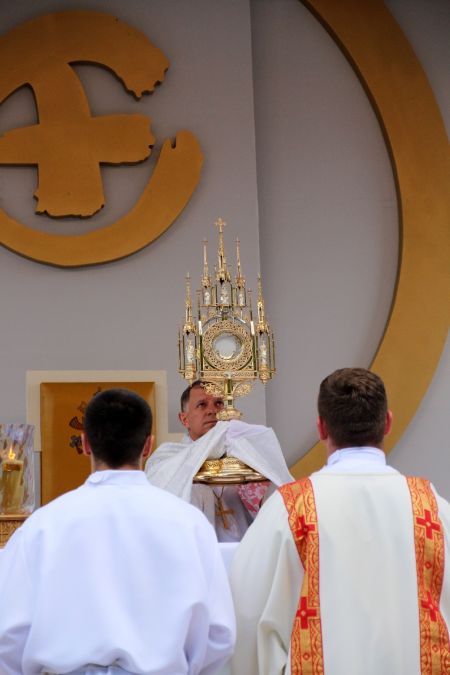 Msza św. w święto Eucharystii