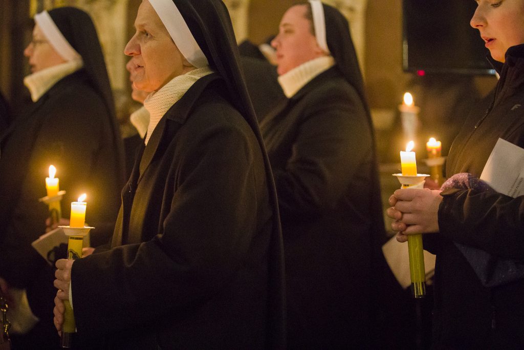 Dzień Życia KOnsekrowanego w bazylice mariackiej w Krakowie