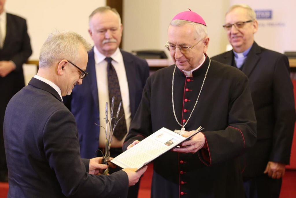 Abp Stanisław Gądecki i Jacek Hilszczański