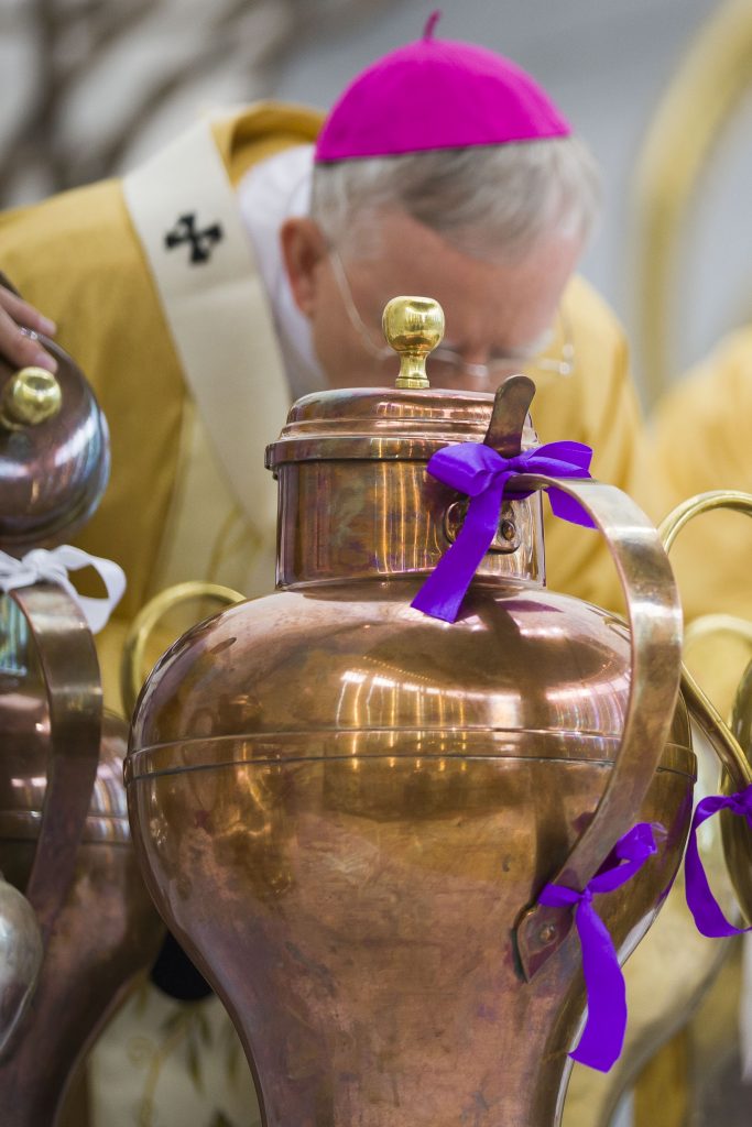 Abp Marek Jędraszewski podczas Mszy Krzyżma