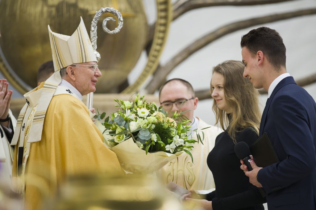 Abp Marek Jędraszewski podczas Mszy Krzyżma