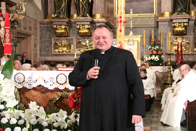 Ks. Waldemar Cisło w sanktuarium św. Józefa