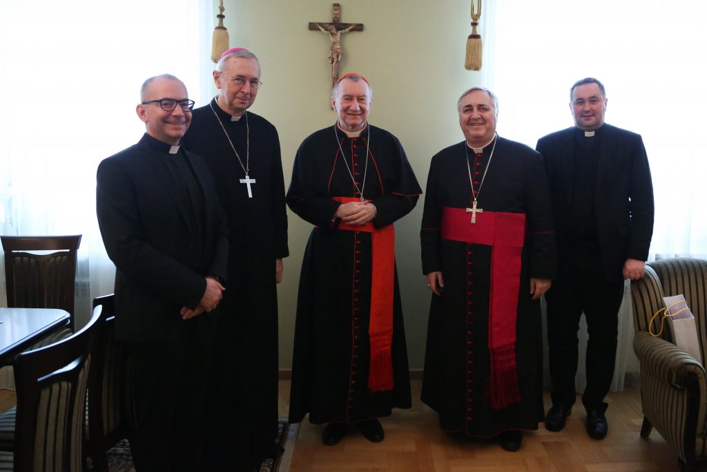 abp S. Pennacchio, abp S. Gądecki, kard. P. Parolin, zebranie plenarne,