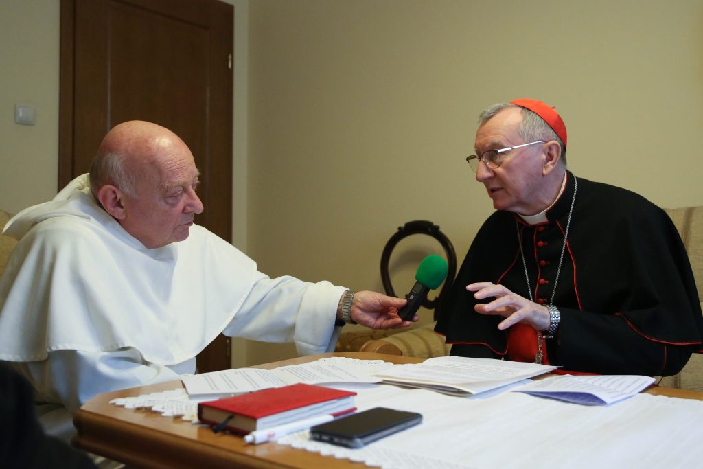 kard. Pietro Parolin, o. Tasiemski